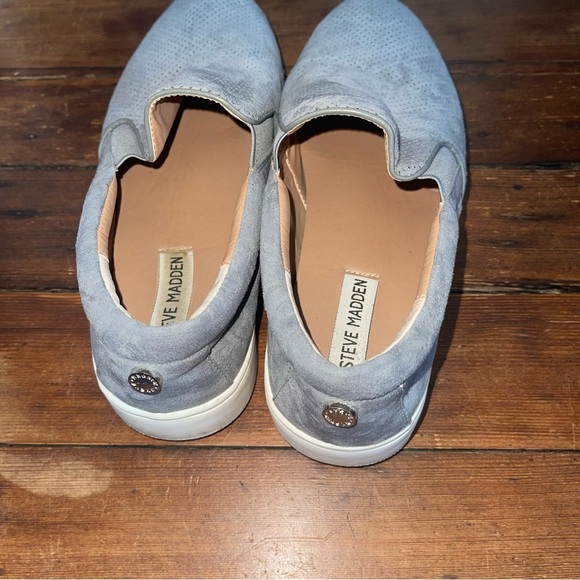 Steve Madden Gray Sneakers Slip-On Casual - Picture 4 of 6